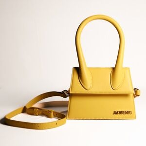 JACQUEMUS Leather Mini Top Handle Bag